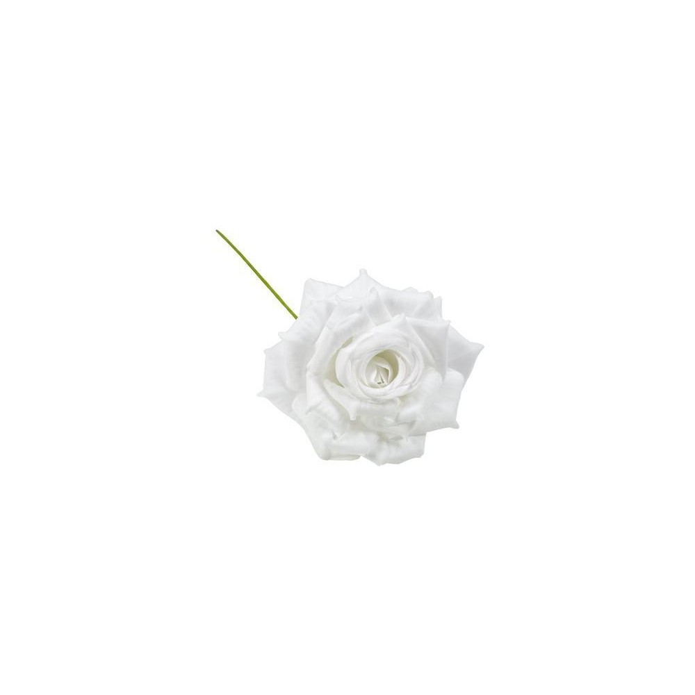 ROSA GRANDE 7CM BIANCO